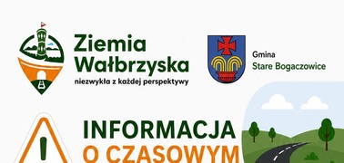 Stare Bogaczowice - Zbliżają się utrudnienia w ruchu i czasowe zamknięcie drogi